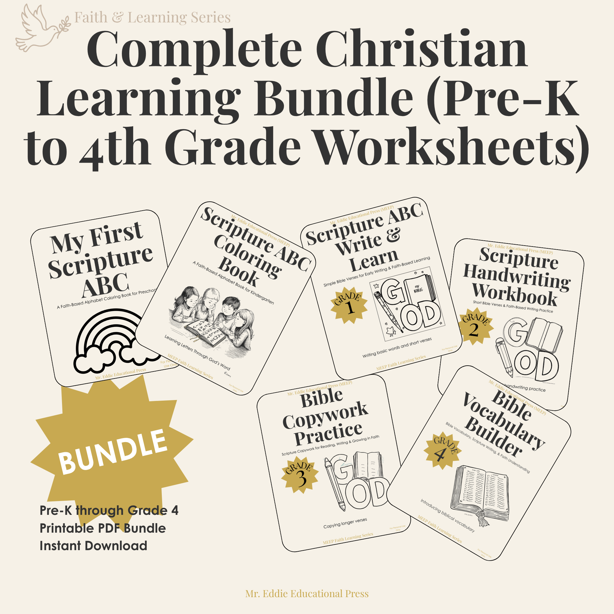 Pre-K to 4th Grade Learning Bundle