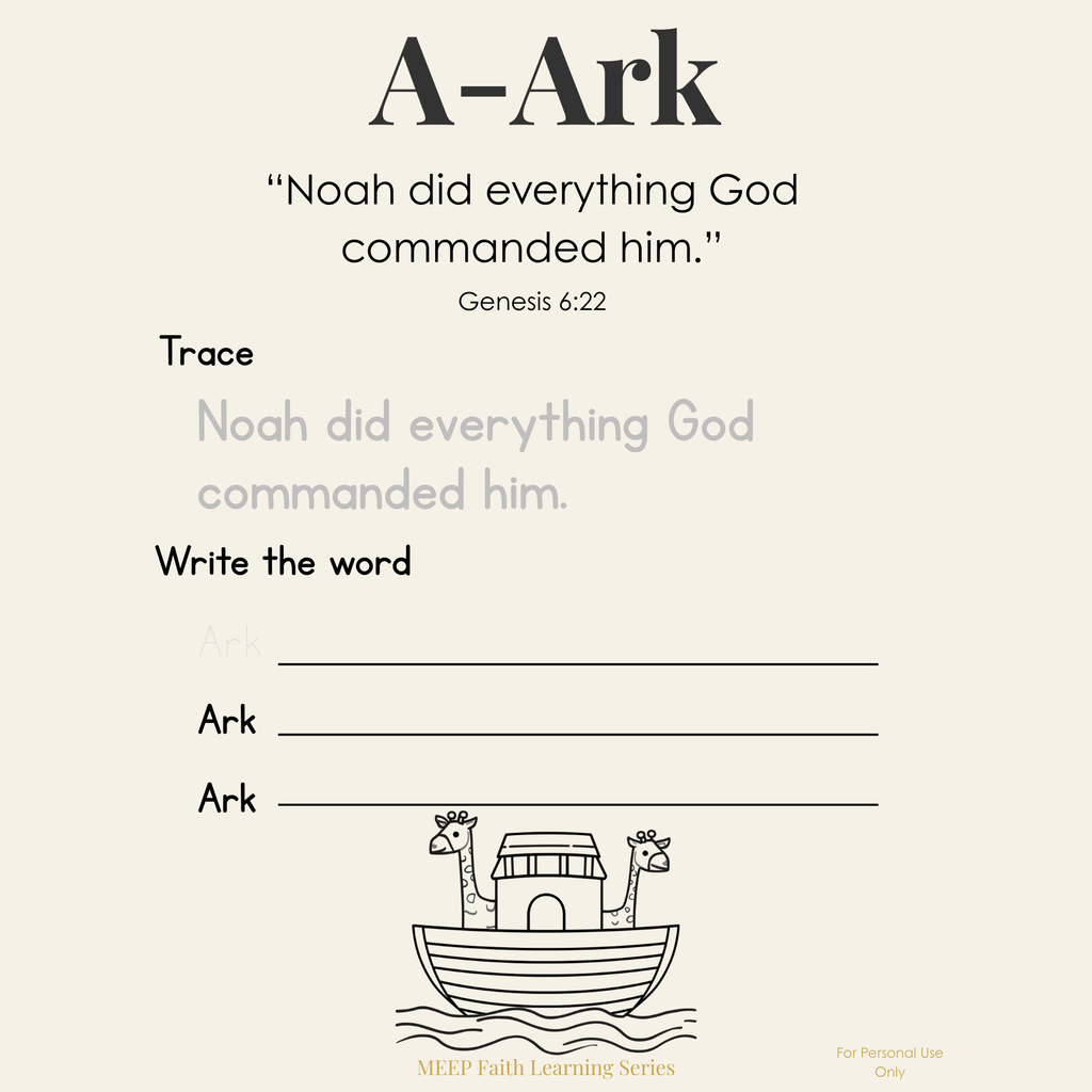 2nd Grade | Faith-Based Alphabet Bible Workbook (Printable PDF)