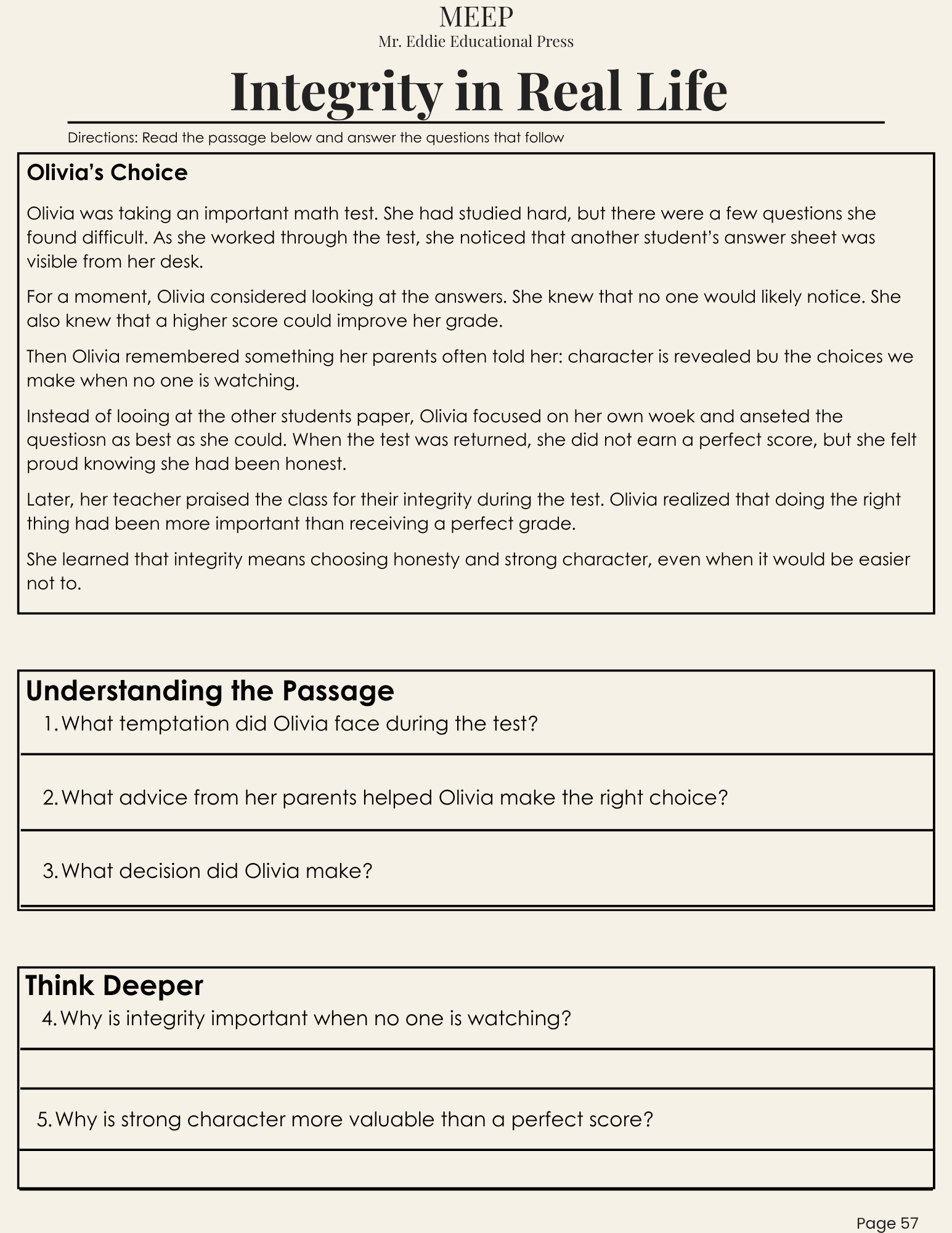 6th Grade Christian Character & Life Prep Curriculum