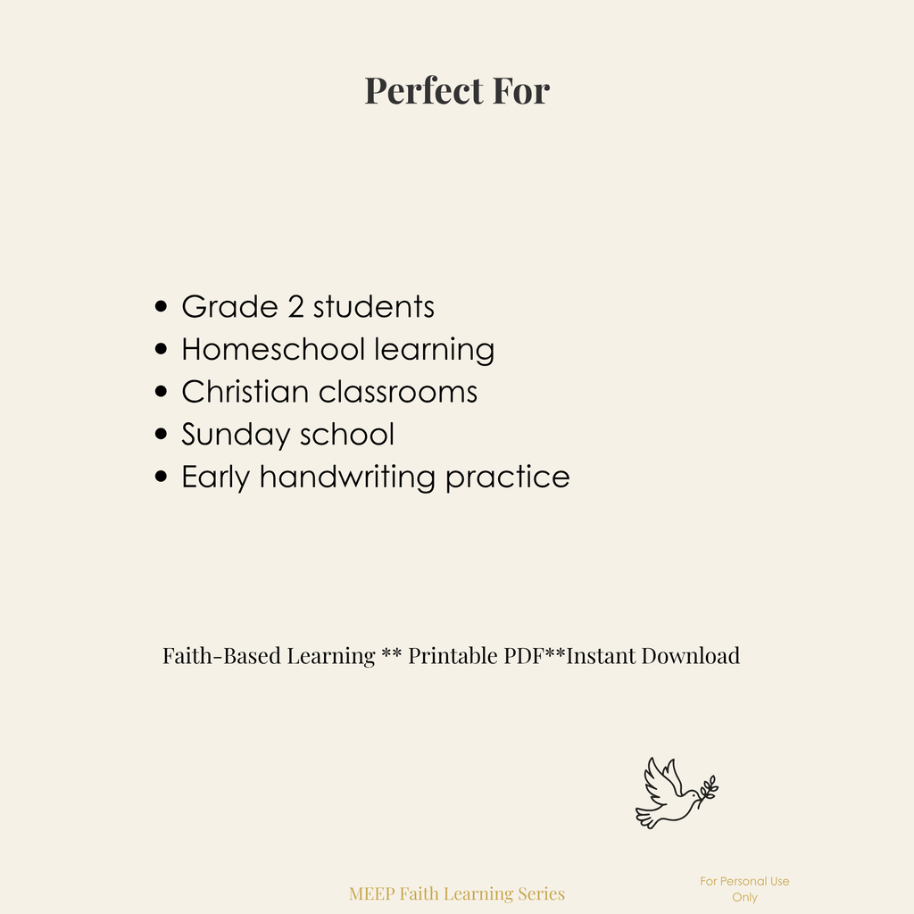 Beginner Writers Faith Bundle (Kindergarten + Grade 1) | Christian Alphabet Writing Workbook Bundle (Printable PDF)