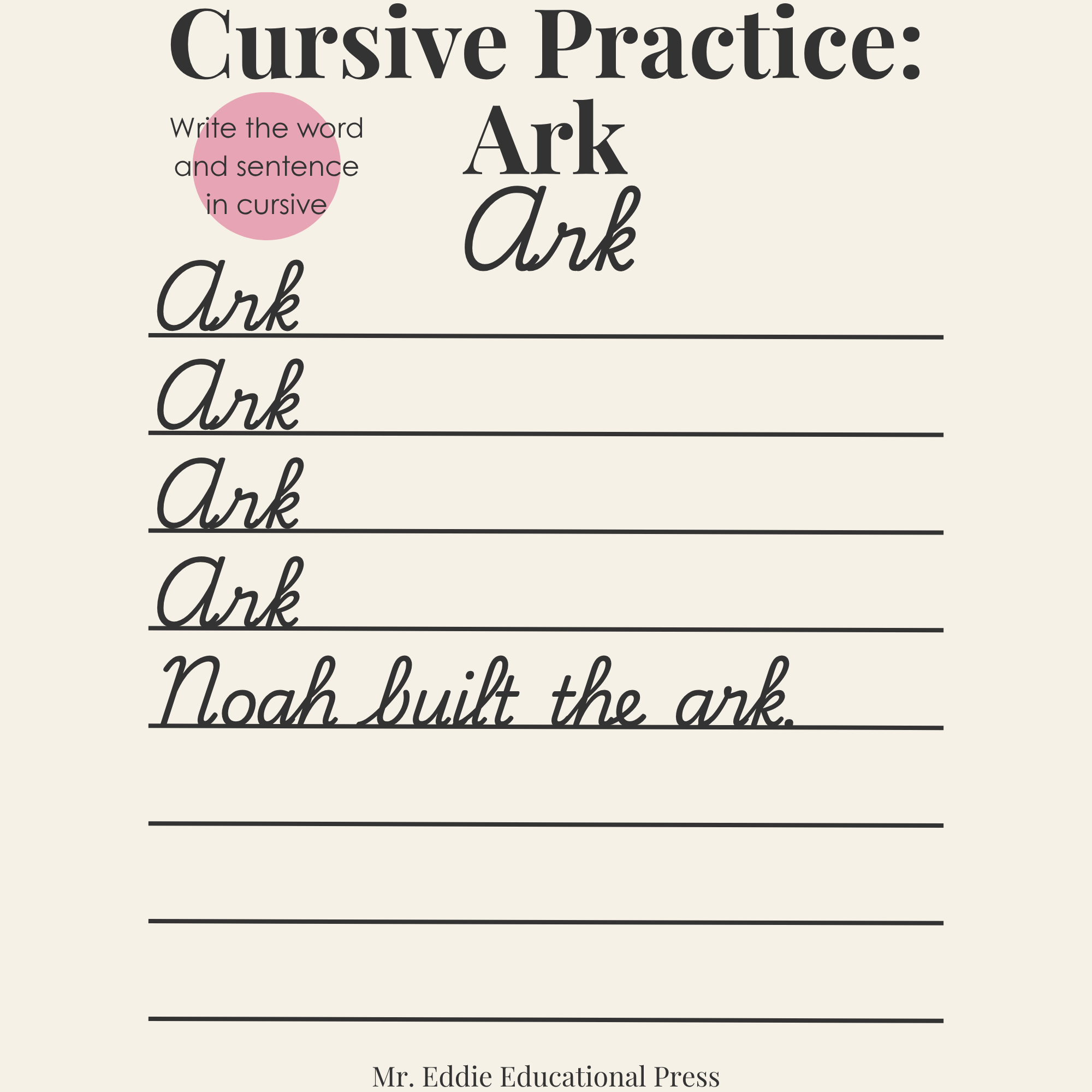3rd Grade Christian Alphabet Workbook (A–Z Faith-Based Learning Printable)